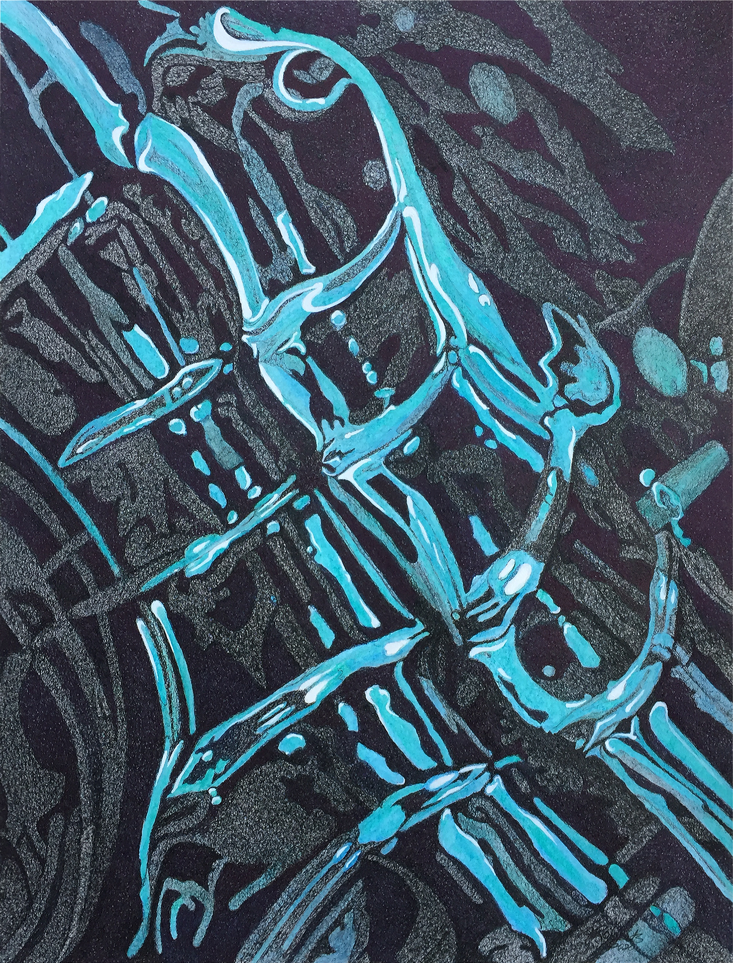 Ink Mixed Media — Janice Roberts